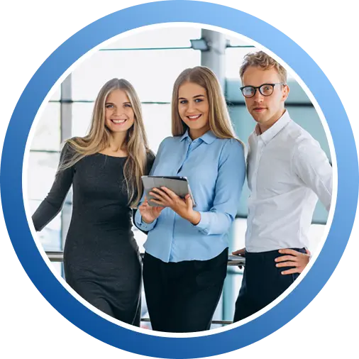 Insurance expert smiling portrait